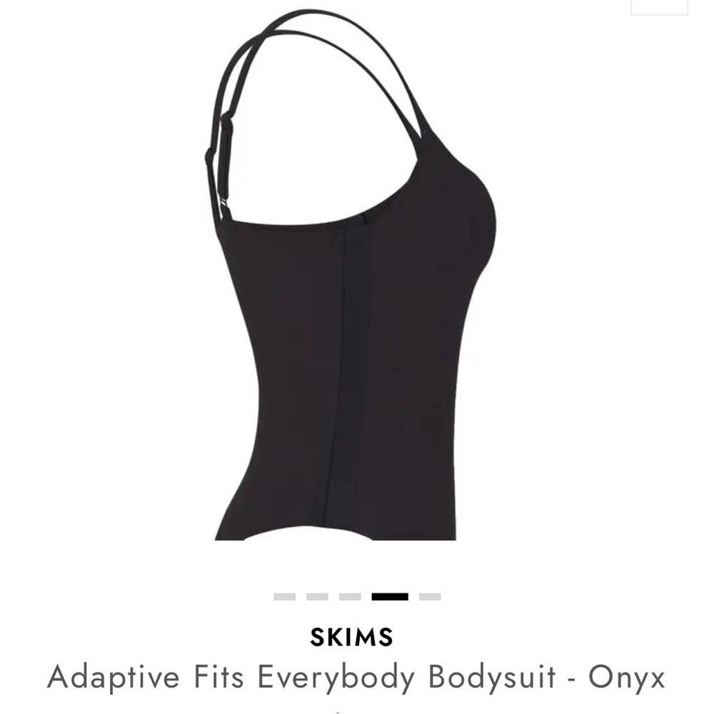 79. Skims fits everybody adaptive cami bodysuit small onyx nwt 🖤